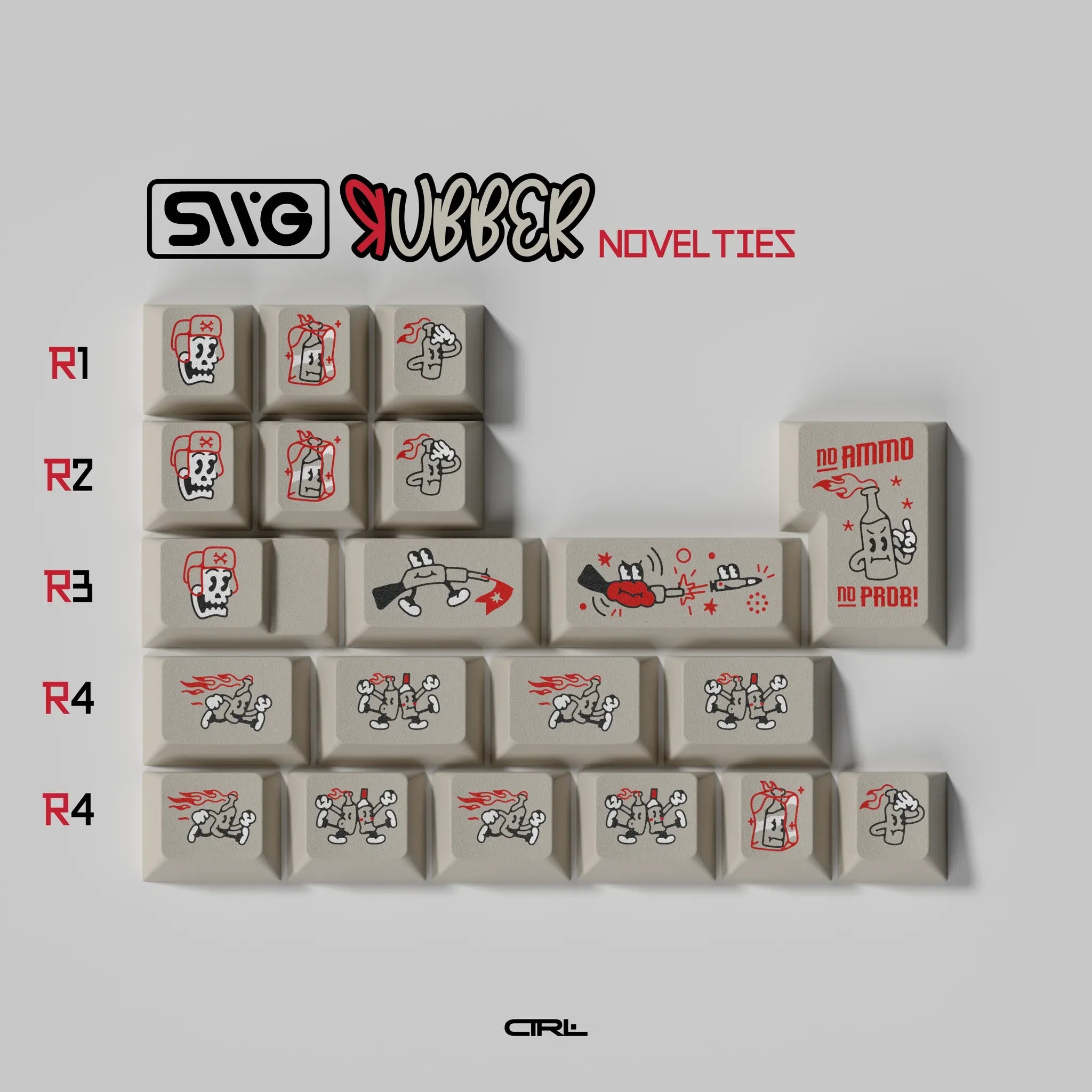 [GB end] SWG Rubber keycaps