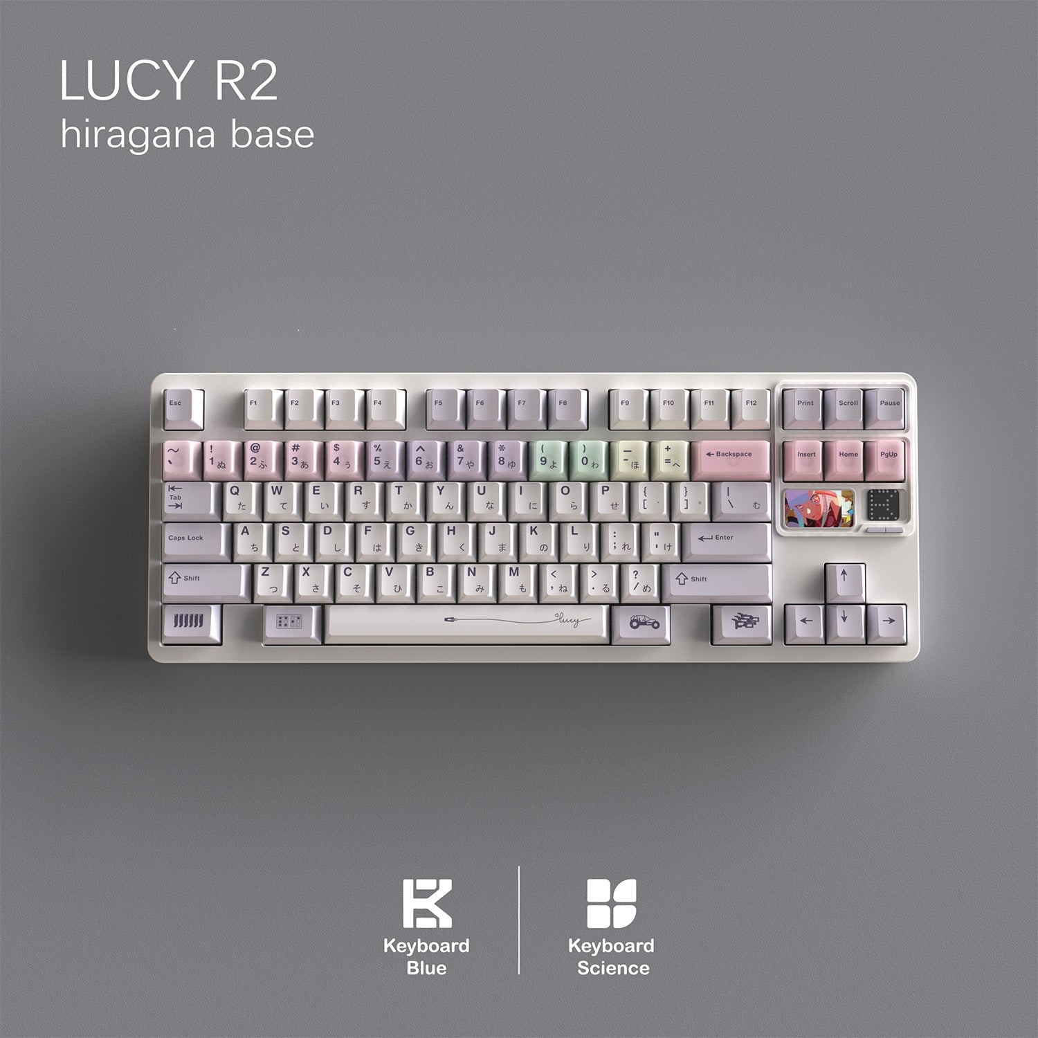 Lucy themed ABS + PBT keysets