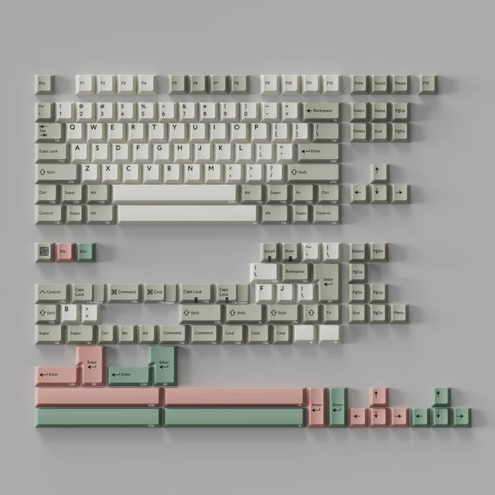 PBTfans 9009 Beige Keysets