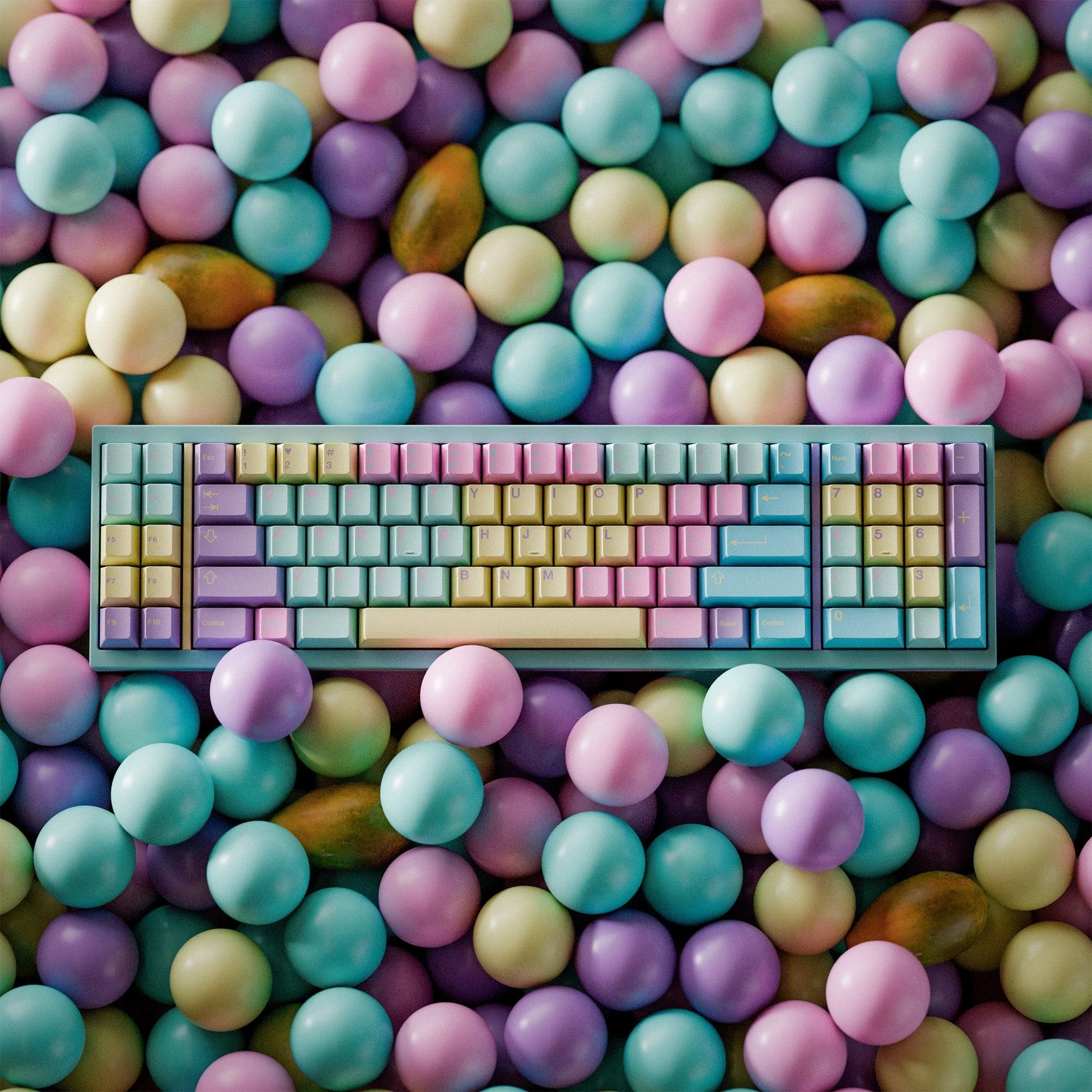 [GB] GMK Divinapapaya ABS/PBT Keycaps - KeyBay Tech