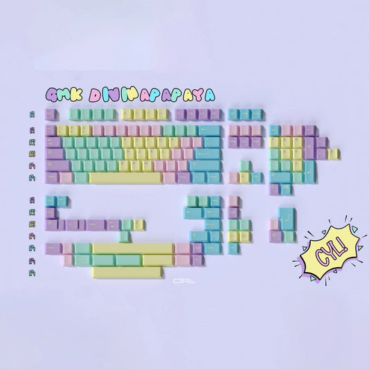 [GB] GMK Divinapapaya ABS/PBT Keycaps - KeyBay Tech