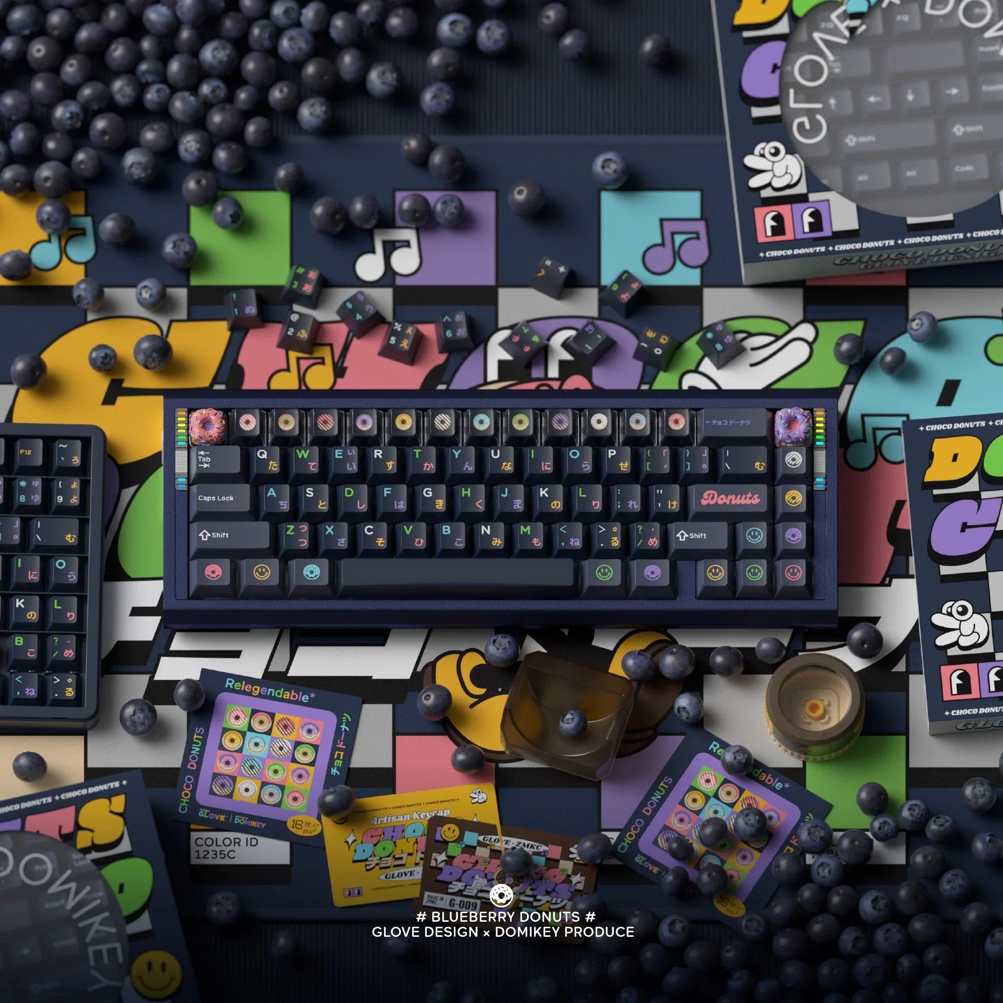 Glove x DMK Blueberry Dounts - KeyBay Tech