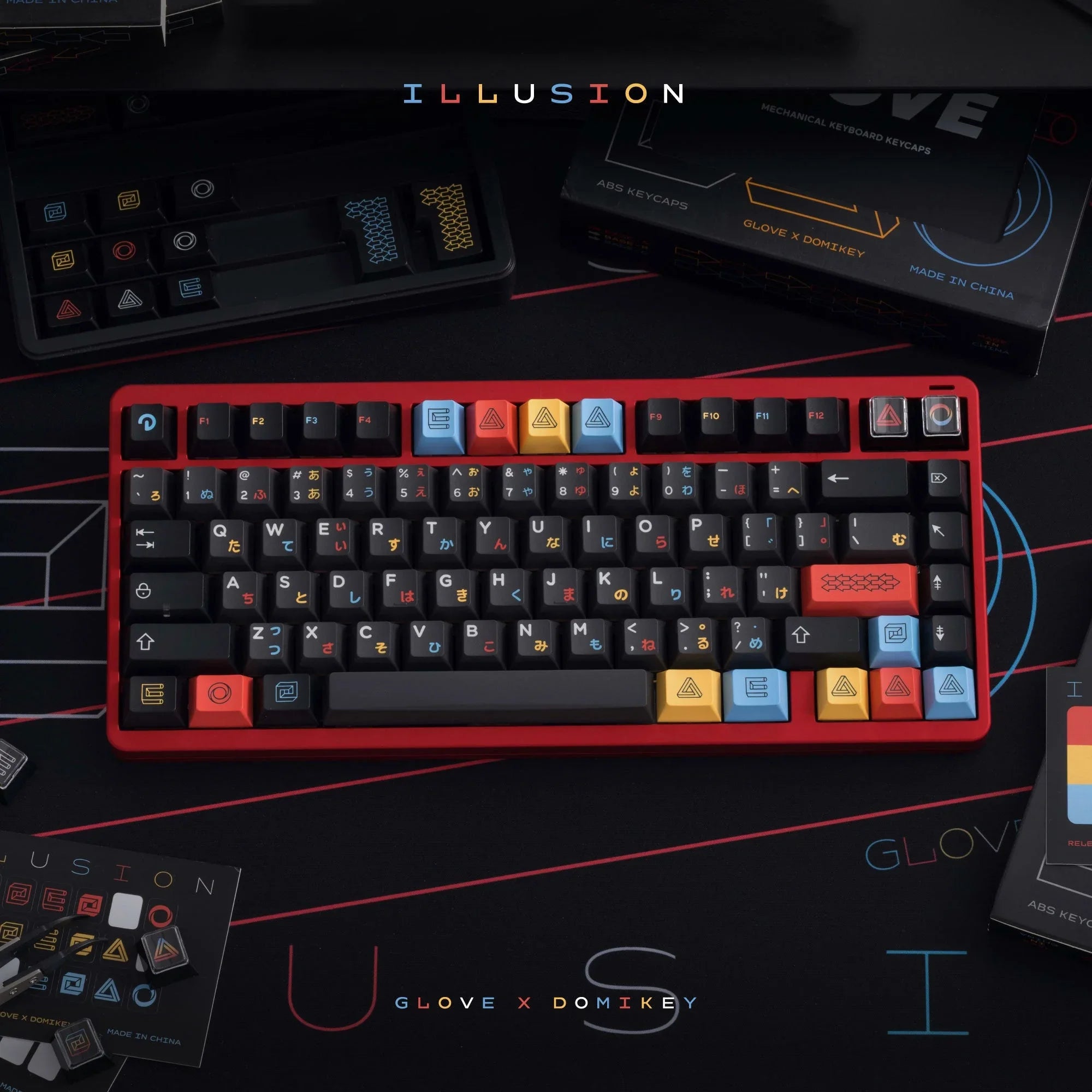Glove x DMK Illusion Keycap set - KeyBay Tech