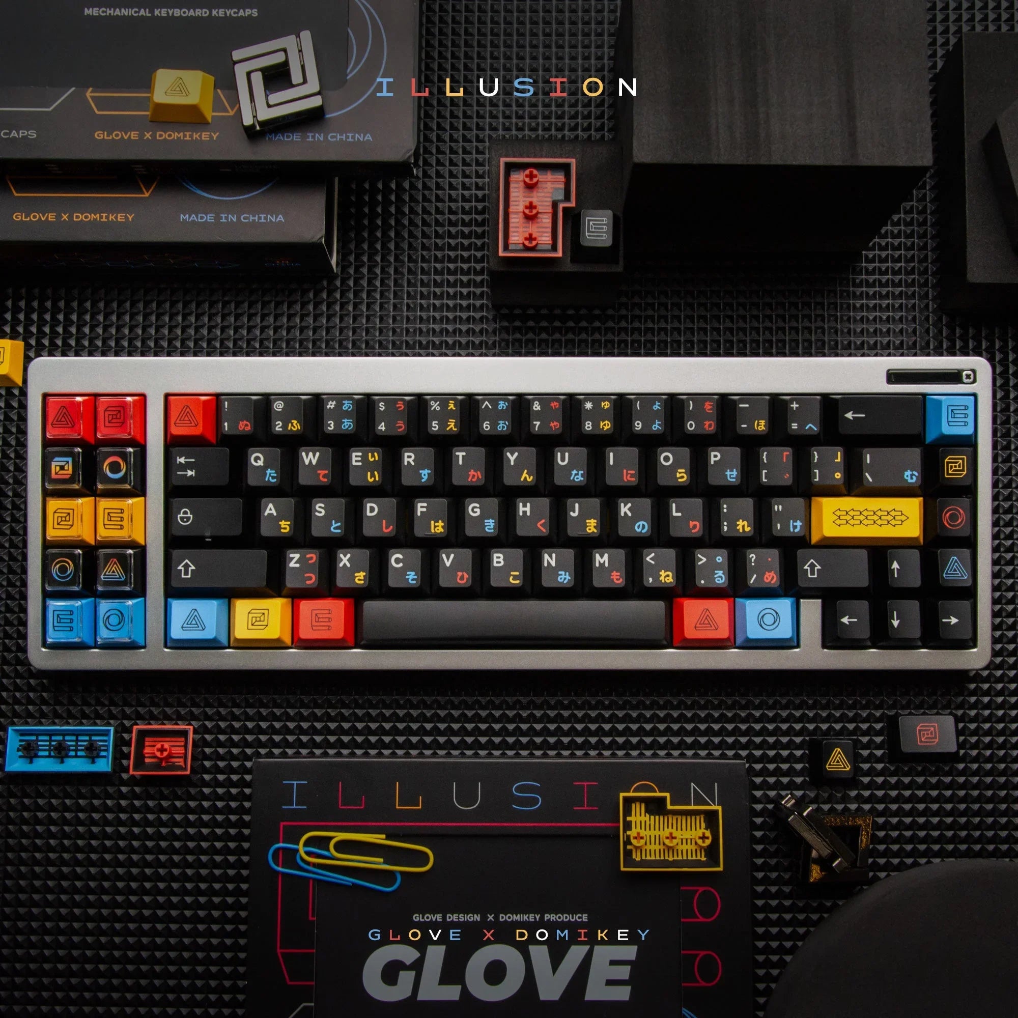 Glove x DMK Illusion Keycap set - KeyBay Tech