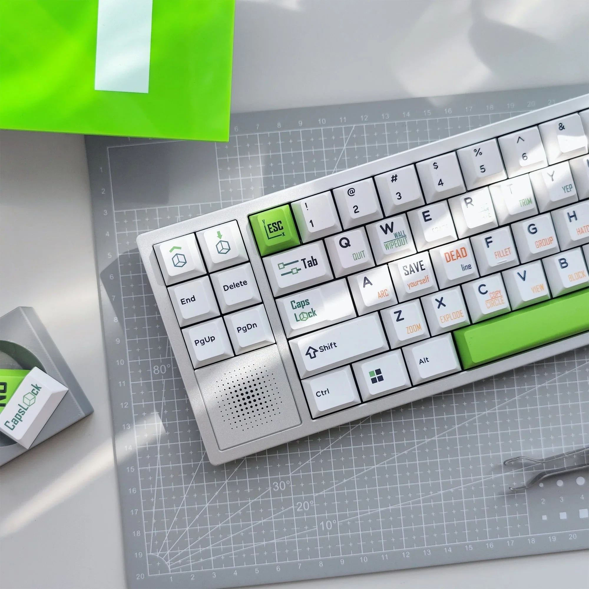 Hifi Fox Retro CAD: No Redraw Keycaps - KeyBay Tech