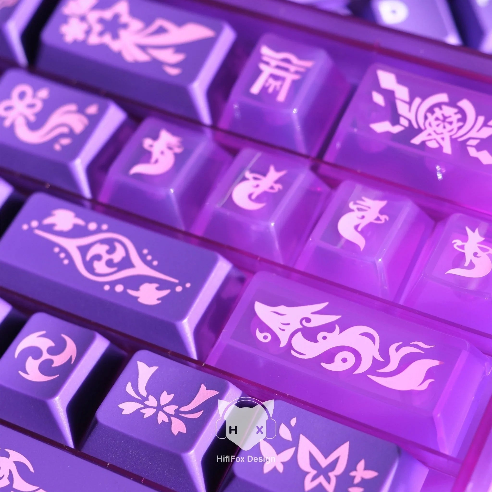 HifiFox Inazuma ABS keycaps - KeyBay Tech