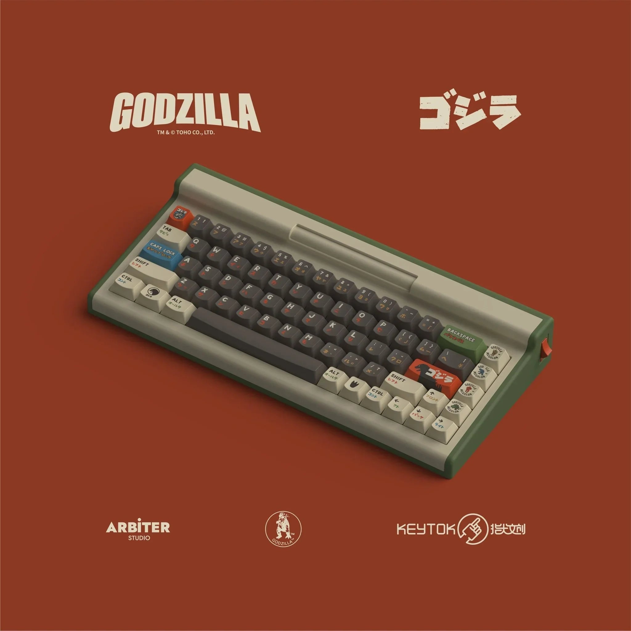 Keytok - Black Classic Godzilla - KeyBay Tech