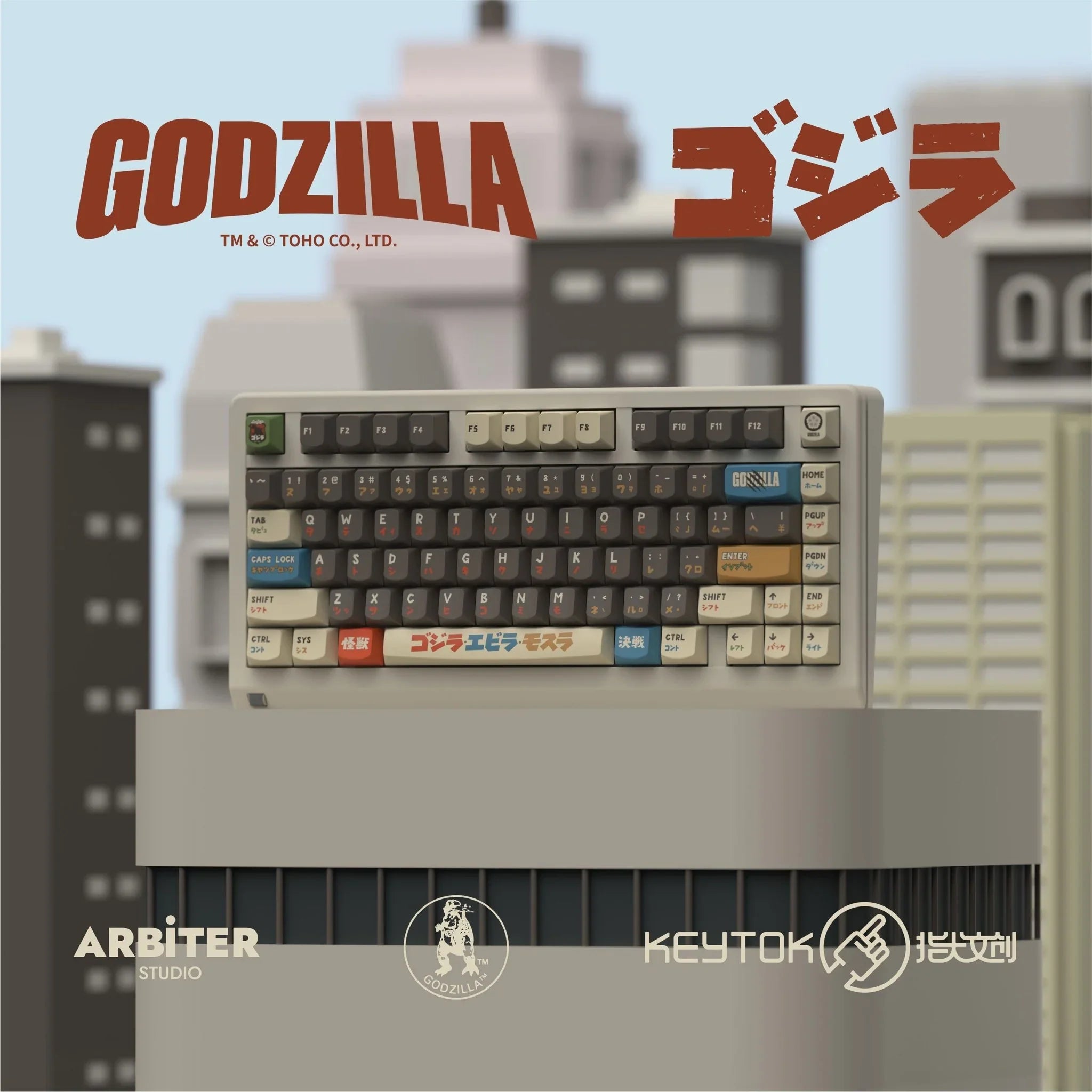 Keytok - Black Classic Godzilla - KeyBay Tech