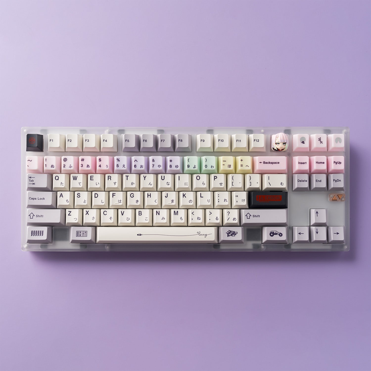 Lucy themed ABS + PBT keysets