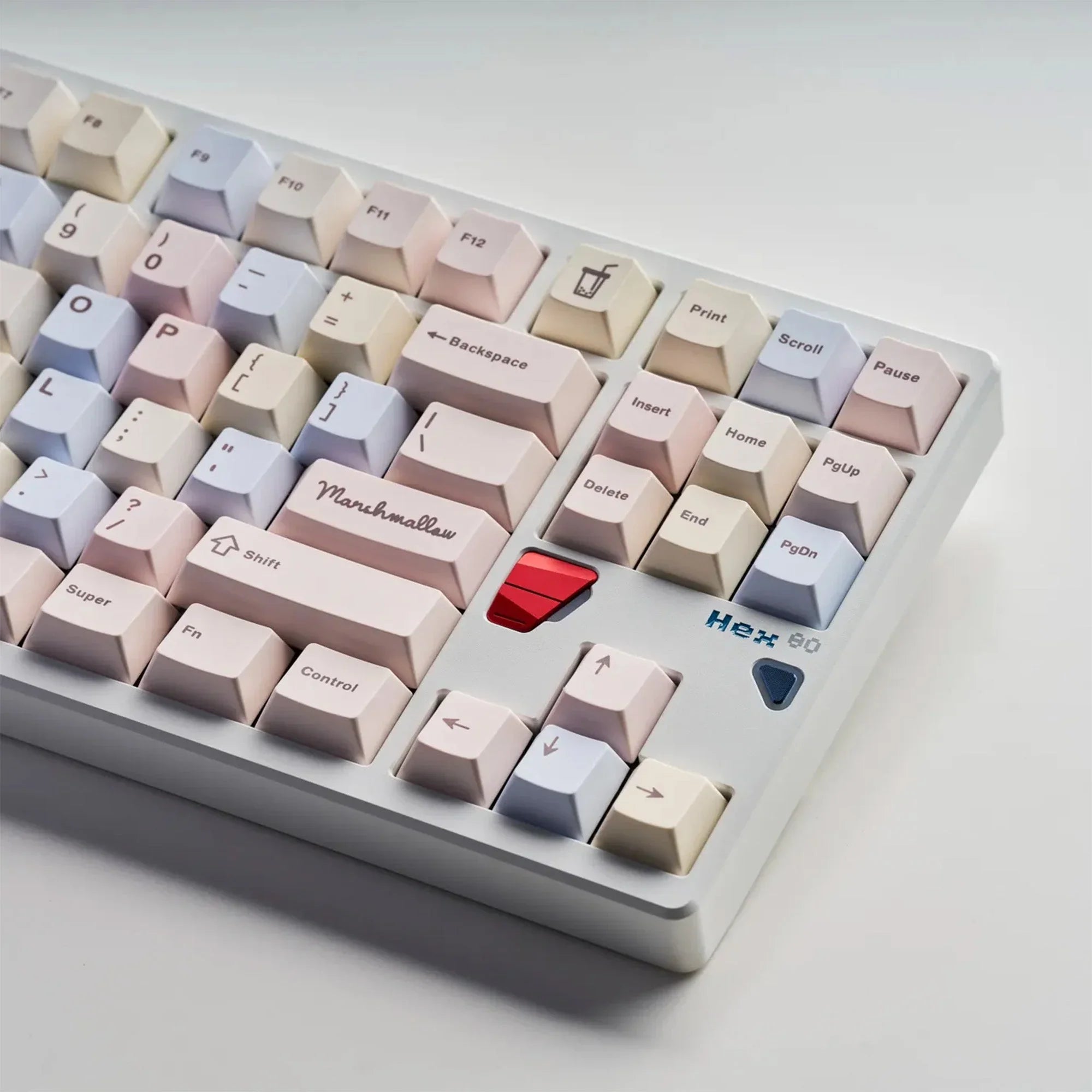 ONEKEY Bubble Tea Marshmallow PBT Keycaps - KeyBay Tech
