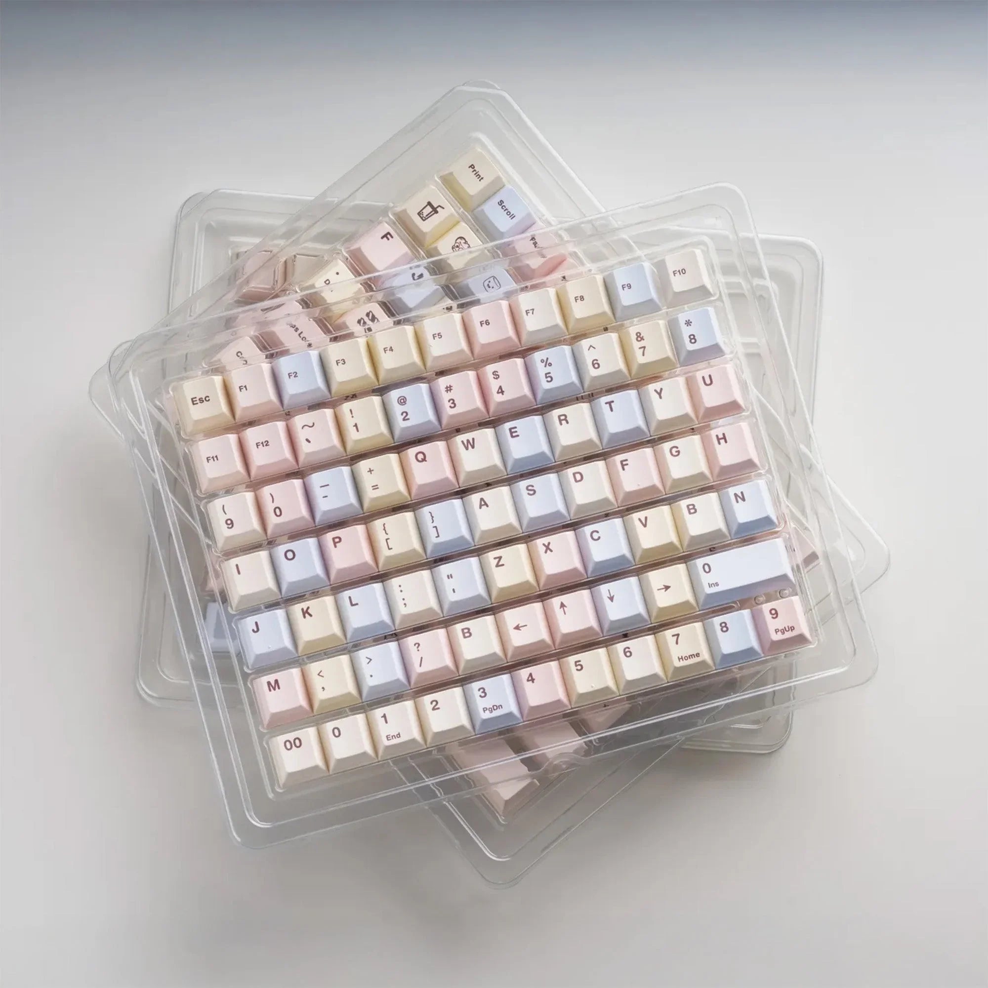 ONEKEY Bubble Tea Marshmallow PBT Keycaps - KeyBay Tech